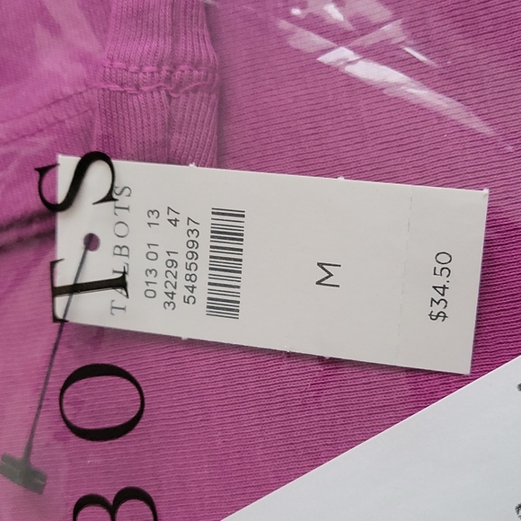 TALBOTS LONG-SLEEVE CREWNECK TEE-SOLID - Picture 4 of 5